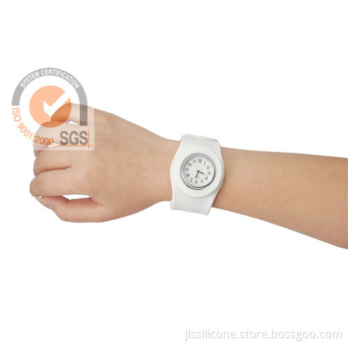 Pop White Silicone Watch Bands In Fashion